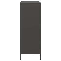 Hoge kast 39x35x103,5 cm staal zwart - thumbnail