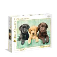 Clementoni puzzel drie labradors - 1000 puzzelstukjes - thumbnail