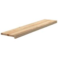 Traptreden 2 st 120x25x2 cm onbehandeld massief eikenhout - thumbnail