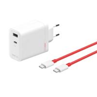 OnePlus SUPERVOOC Oplaadpoorten USB-A en USB-C + USB-C-kabel 120 W Wit - thumbnail