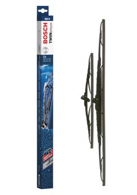 Bosch ruitenwissers Twin 653S - Lengte: 650/400 mm - set wisserbladen voorzijde 653S