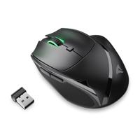 Sharkoon officepal m25w muis (zwart, 400 - 4000 dpi, rgb, 2,4 ghz / usb) - thumbnail