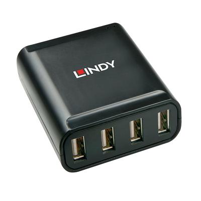 Lindy hub & concentrator USB 2.0 Zwart Lindy hub & concentrator USB 2.0 Zwart