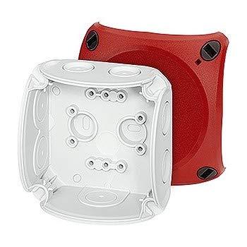 Hensel DK 0200 R Aftakkast (l x b x h) 93 x 93 x 62 mm Rood IP66 1 stuk(s)