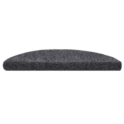 Trapmatten Zelfklevend 20 stuks 56x17x3 cm Donkergrijs Halfrond