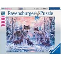 Ravensburger puzzel 1000 stukjes Arctische wolven - thumbnail