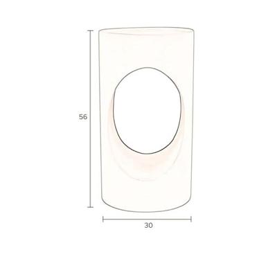 Dutchbone Ronde Bijzettafel 'Sai' 30cm, kleur Zand