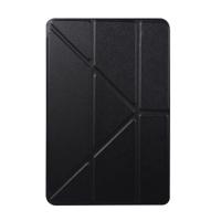 Honingraat TPU Bodemgeval horizontale vervorming Flip lederen case voor iPad mini 2019 met houder (zwart) - thumbnail