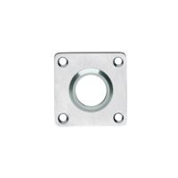 Rozetten vierkant 42x42x2mm rvs - thumbnail