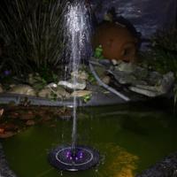 Solar fontein jet - fontein op zonne energie - multicolor - inclusief afstandsbediening - thumbnail