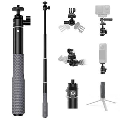 Telesin selfie stick 65cm waterdicht met balhoofd van aluminium