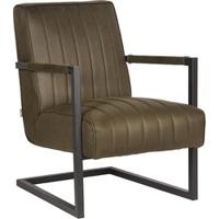 LABEL51 Fauteuil Milo - Army green - Microfiber - thumbnail