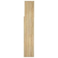 Hoofdbordkast 160x19x103,5 cm sonoma eikenkleurig - thumbnail