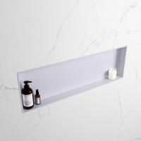 MONDIAZ EASY Nis 89,5x29,5cm in solid surface kleur Cale | Cale. 1 vak geschikt voor in- of opbouw - thumbnail