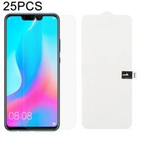 25 stuks zachte hydrogel film volledige dekking front beschermer met alcohol katoen + kraskaart voor Huawei Nova 3/3i - thumbnail