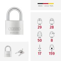 ABUS Hangslot 64Ti/50 Ka 6511 - 64TI/50 KA 6511 - 64TI/50 KA 6511 - thumbnail