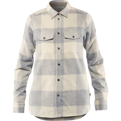 Fjallraven Canada Dames Shirt Fog-Chalk White S Fjallraven Canada Dames Shirt Fog-Chalk White S