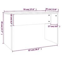 Kaptafelset 74,5x40x141 cm zwart - thumbnail