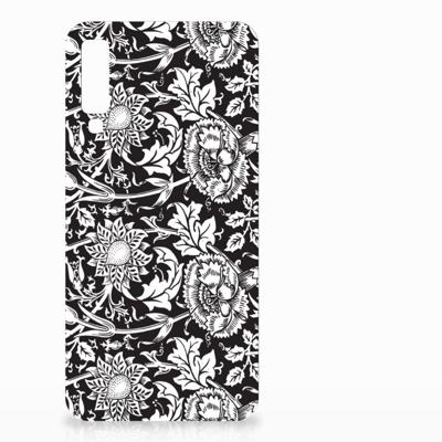 Samsung Galaxy A7 (2018) | TPU Case | Black Flowers Samsung Galaxy A7 (2018) | TPU Case | Black Flowers