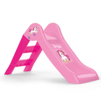 Dolu glijbaan 70x111x47cm unicorn roze - thumbnail