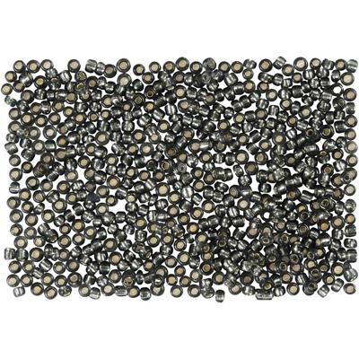 Creativ Company Rocailles, d 1,7 mm, afm 15/0, gatgrootte 0,5-0,8 mm, grey green, 25 gr/ 1 doos Creativ Company Rocailles, d 1,7 mm, afm 15/0, gatgrootte 0,5-0,8 mm, grey green, 25 gr/ 1 doos