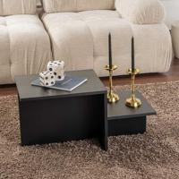 Hoofdtafel Harmony Zwart 80 x 40 x 40 cm - thumbnail