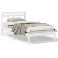 Bedframe Wit Massief grenenhout - thumbnail