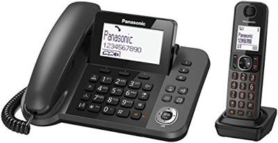 Panasonic KX-TGF310EXM Telefono a Filo e Cordless DECT Senza Segreteria Telefoni
