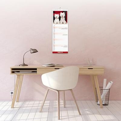 West Highland White Terrier Kalender 2026 Slimline