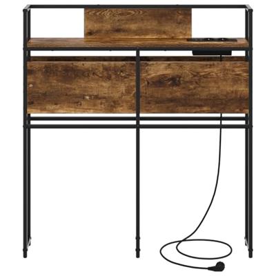 Opberghoofdbord Gerookt eiken 100 cm Bewerkt hout Opberghoofdbord Gerookt eiken 100 cm Bewerkt hout