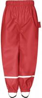 Playshoes regenbroek fleece gevoerd Uni Rood-140 - thumbnail