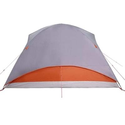 VidaXL Autotent 4-persoons waterdicht grijs en oranje