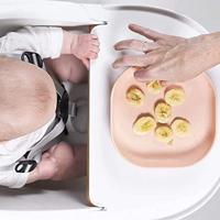 Silicone bord met zuignap BEABA roze - thumbnail