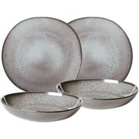 Villeroy & Boch Serviesset Lave - Beige - 4-delig | 2 personen - thumbnail