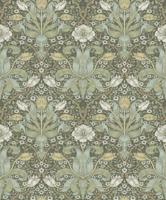Dutch Wallcoverings Hidden Treasures 2 -Spring Thicket Grn/Wit - Groen/Wit - thumbnail