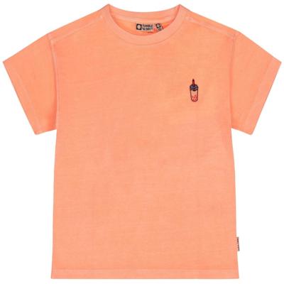 Tumble & Dry zomer t-shirt meisjes - koraal - Rouen