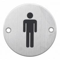 HDD Pro Pictogram Man Rond Inox Plus - thumbnail