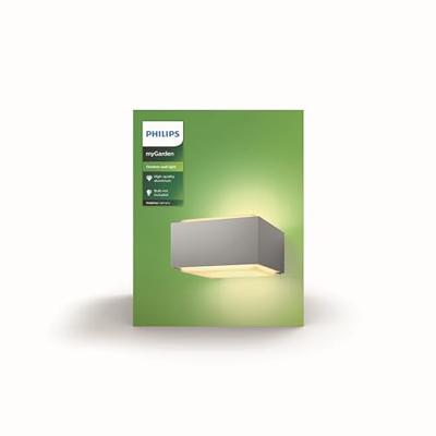 Wandlamp Philips 17337/87/PN Grijs Aluminium 42 W E27