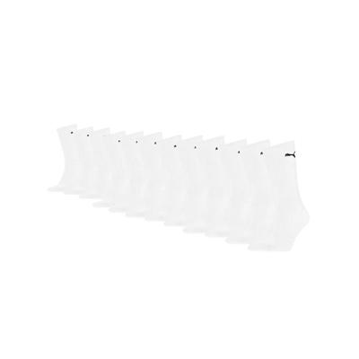 PUMA Crew Sportsokken 12-Pack Wit Zwart PUMA Crew Sportsokken 12-Pack Wit Zwart