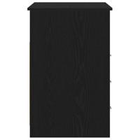 Bureau met lades 102x50x76 cm bewerkt hout zwart eikenkleur - thumbnail