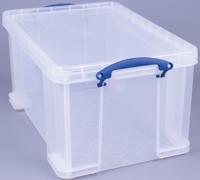 Really Useful Box 48 liter, transparant, per stuk verpakt in karton - thumbnail