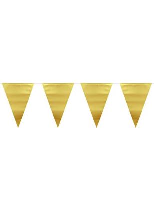 Vlaggenlijn Goud Metallic Mat (6m)