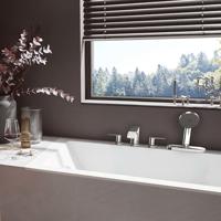 Hansgrohe Badrandmengkraan Vivenis 4-Gats Met sBox Chroom - thumbnail