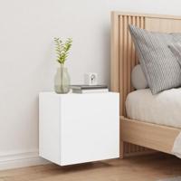 Tv-wandmeubel 40,5x30x40 cm bewerkt hout wit - thumbnail