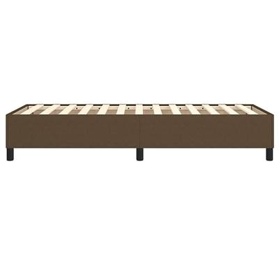 Boxspringframe stof donkerbruin 90x200 cm Boxspringframe stof donkerbruin 90x200 cm
