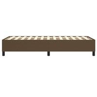 Boxspringframe stof donkerbruin 90x200 cm - thumbnail