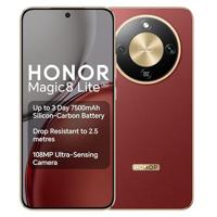 HONOR Magic8 Lite 5G mobiele telefoon, 7500 mAh driedaagse batterij, HONOR Ultra-Bounce Anti-Drop, 108MP AI-camera, 8 GB RAM 512 GB, IP68, IP69 water- en stofbestendigheid, Dual SIM, Android 16, bruin - thumbnail