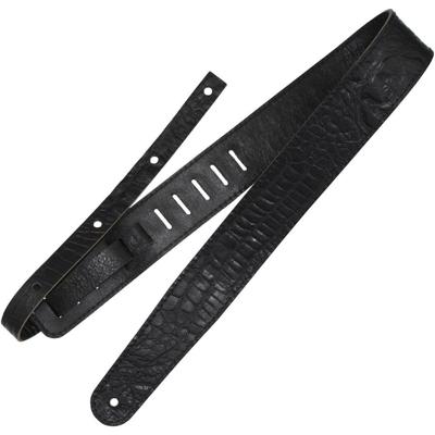 Richter 1488 Raw II Contour Croc Black gitaarband Richter 1488 Raw II Contour Croc Black gitaarband