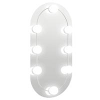 VidaXL Spiegel met led-verlichting 40x20 cm glas ovaal - thumbnail