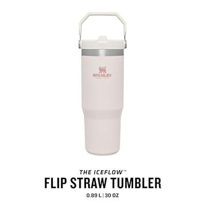 STANLEY - The Iceflow - Flip Straw tumbler 0,89l Rose Quartz - thumbnail